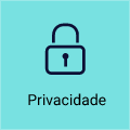 Imagem de um cadeado representando a privacidade